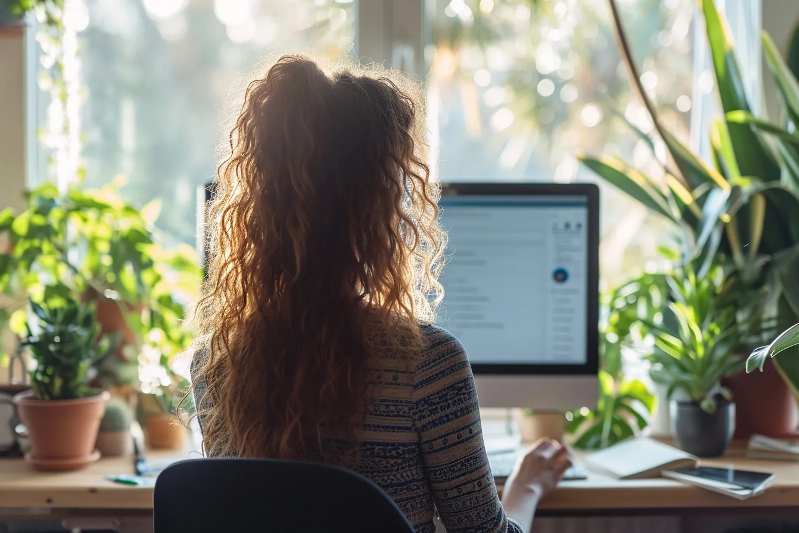 Une personne se connecte à Gmail sur un ordinateur portable, avec son smartphone à côté pour la validation en deux étapes.