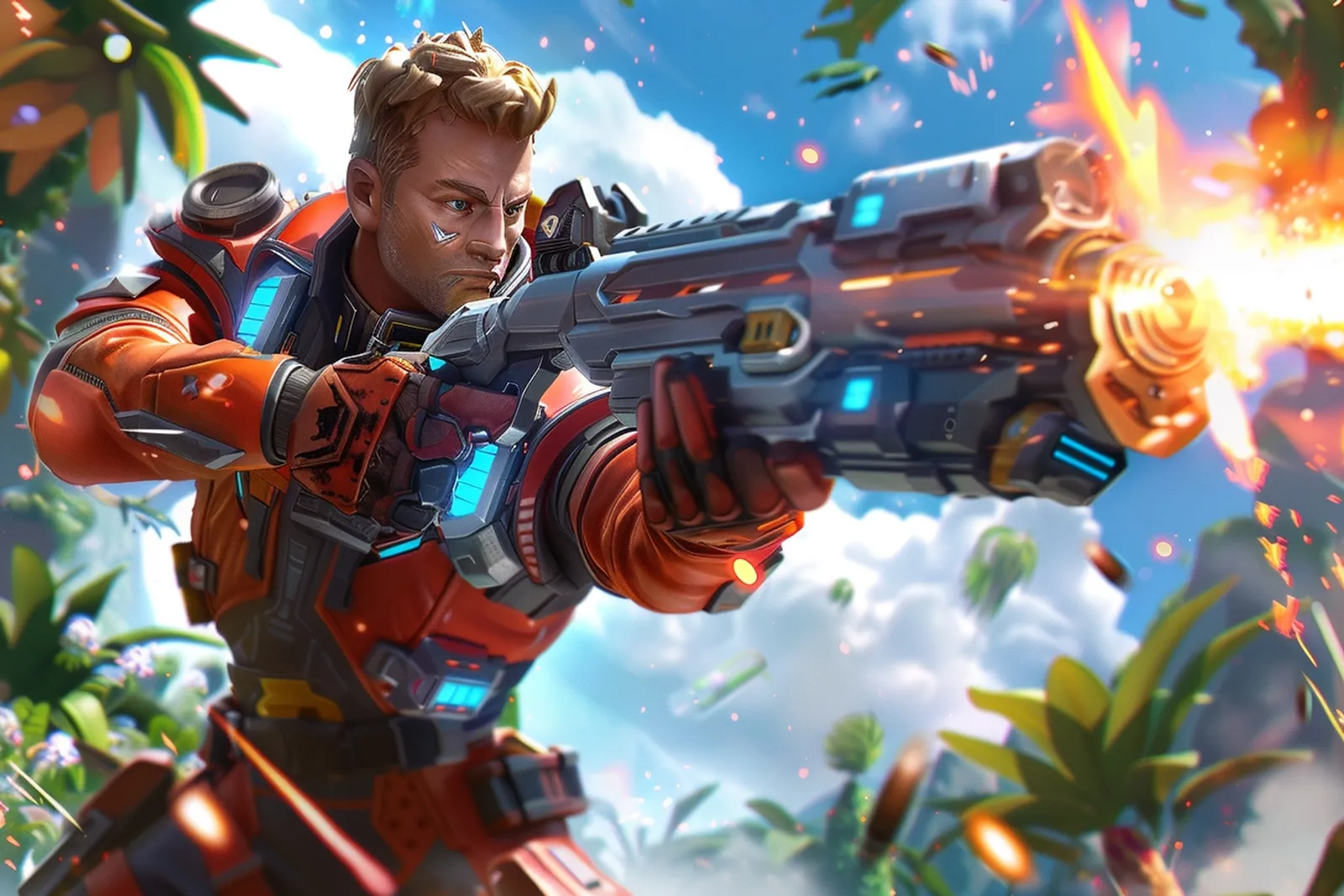 Une personne joue à Fortnite Mobile sur un smartphone, dans un intérieur lumineux, avec une scène réaliste et éditoriale.