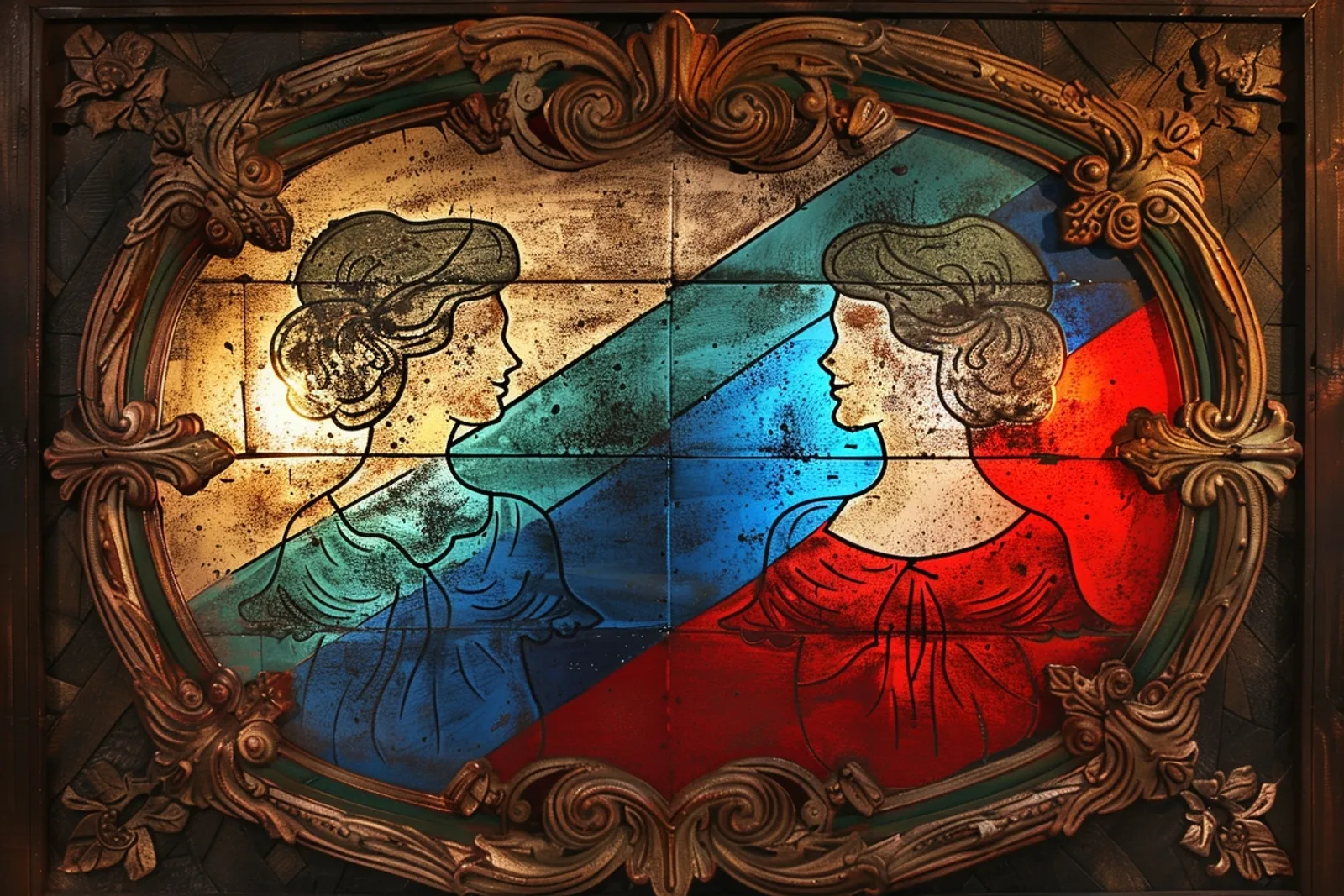 Une femme consulte une liste de prénoms féminins russes dans un intérieur lumineux, avec une ambiance éditoriale réaliste.